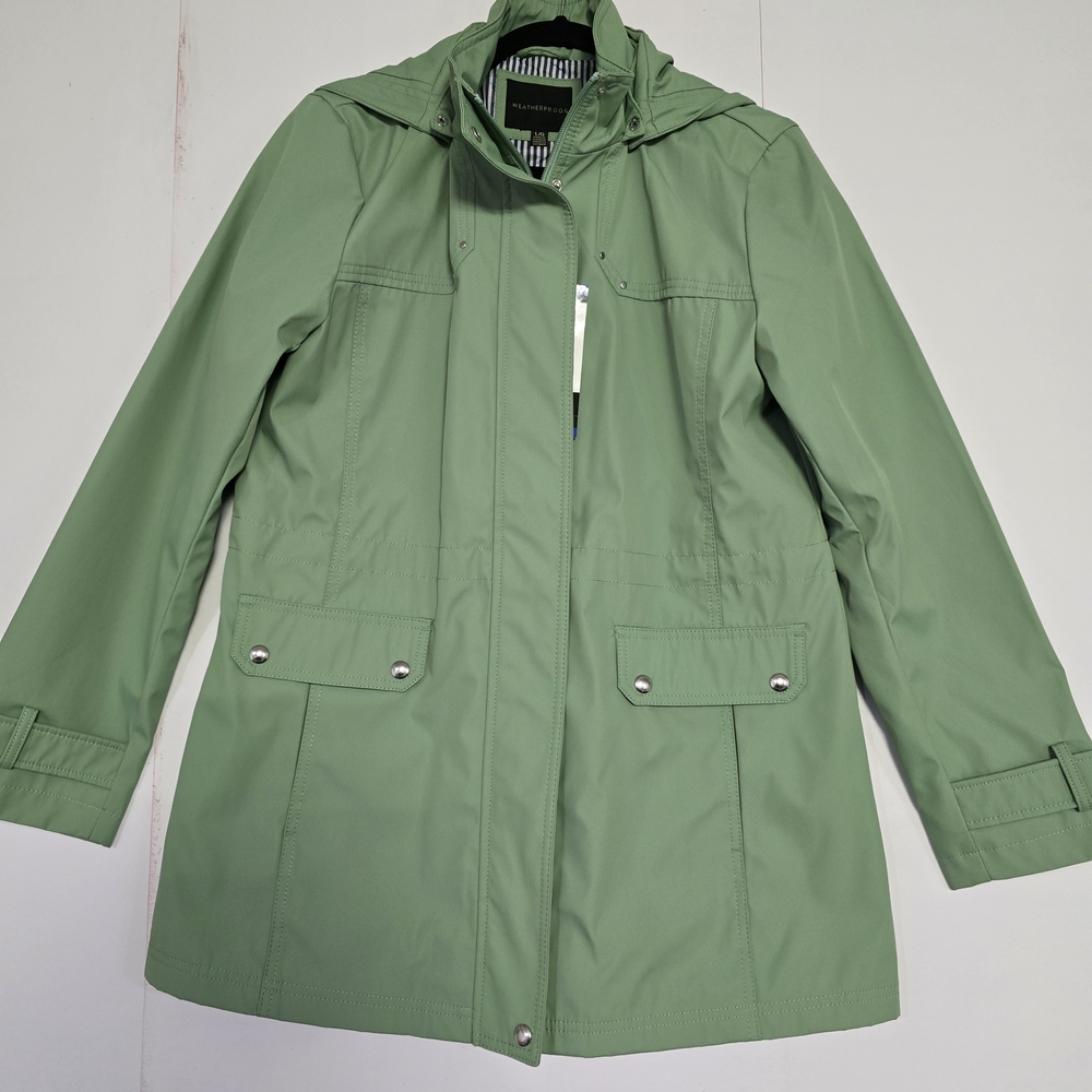 Women's Green Hooded Jacket
